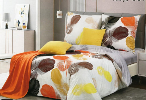 Satino medvilnės patalynės komplektas "Urugvai"